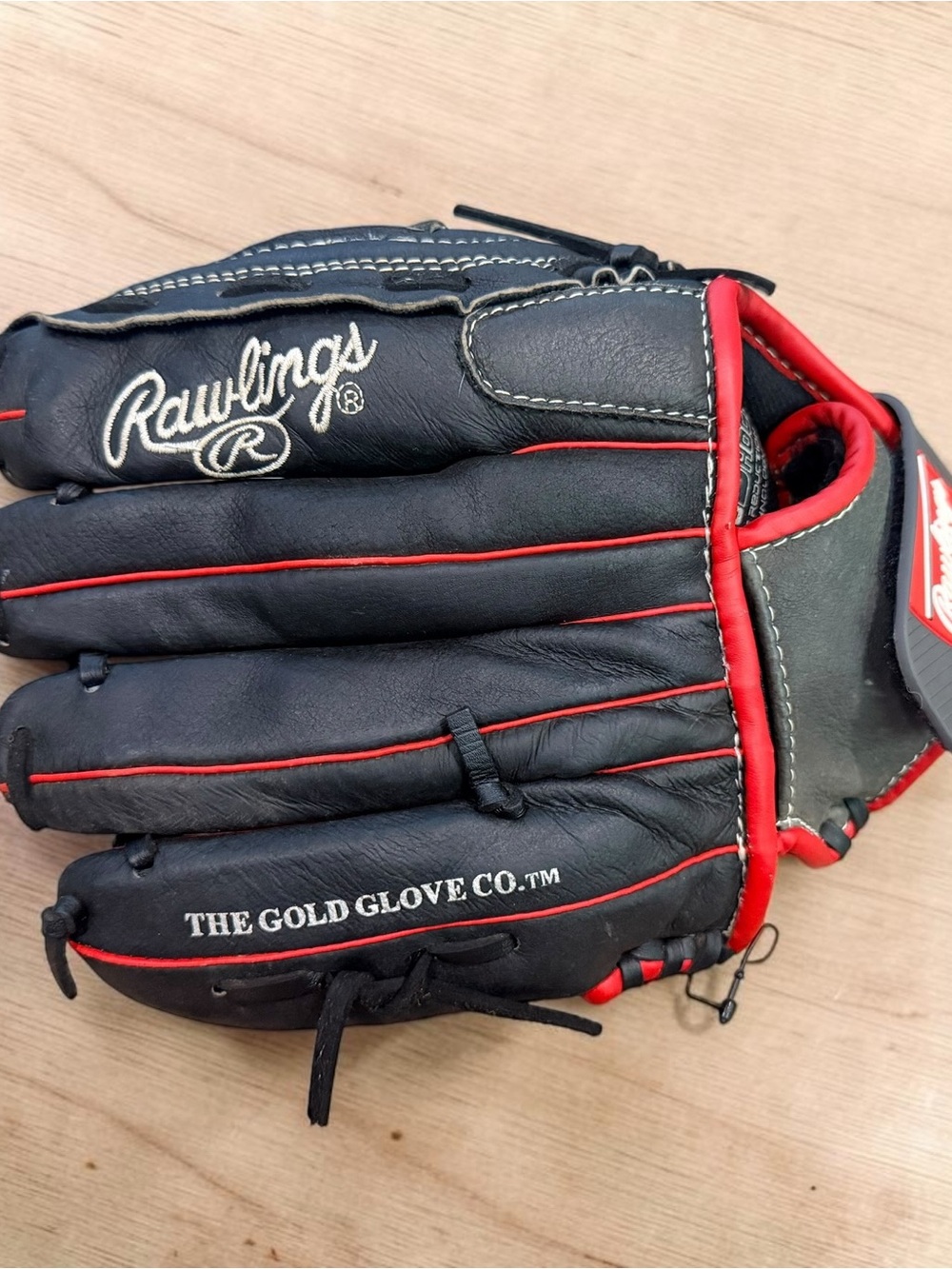 Rawlings Mark of a Pro Lite Black&Red 11.5" Youth Baseball Glove